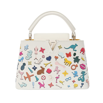 ルイヴィトン アンティーコレクション カプシーヌ BB 世界200点限定 ヴィックムニーズ ホワイト M59650 レザー レディース バッグ 【bag】