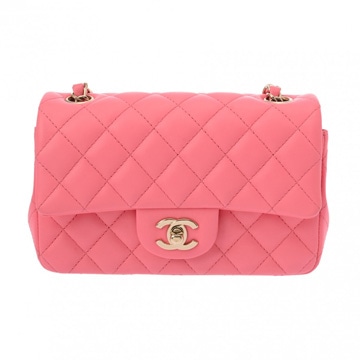 シャネル マトラッセ シングルフラップ チェーンショルダー 20 ピンク A69900 ラムスキン レディース バッグ 【bag】