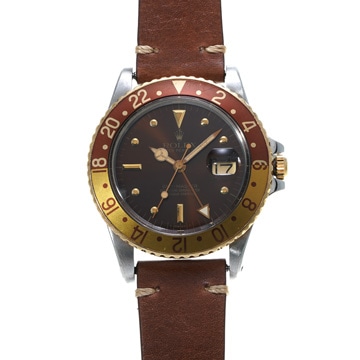 ロレックス GMTマスター 16753 ブラウン メンズ 時計 【wristwatch】