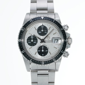 チューダー / チュードル クロノタイム 初期モデル アンティーク カマボコケース 94210 シルバー/ブラック メンズ 時計 【wristwatch】