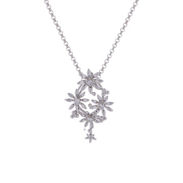 タサキ ダイヤ 0.16ct K18ホワイトゴールド WG レディース ジュエリー 【jewelry】