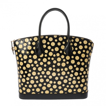 ルイヴィトン ロックイット MM 草間彌生コラボ ノワール M91399 ヴェルニ ユニセックス バッグ 【bag】