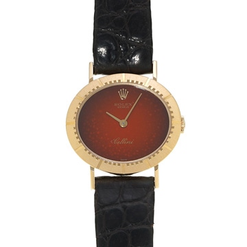 ロレックス チェリーニ 4081 レッド・グラデーション レディース 時計 【wristwatch】