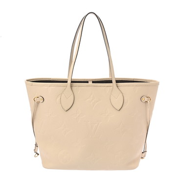 ルイヴィトン モノグラムアンプラント ネヴァーフル MM クレーム M46676 レザー ユニセックス バッグ 【bag】