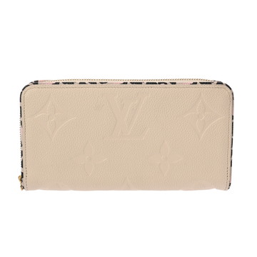 ルイヴィトン モノグラムアンプラント ワイルドアットハート ジッピーウォレット クレーム M80685 レザー レディース 財布 【purse】