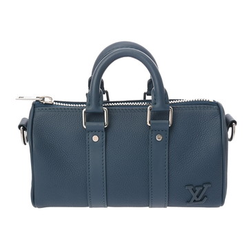 ルイヴィトン アエログラム キーポル XS ブルー M81003 トリヨンレザー メンズ バッグ 【bag】