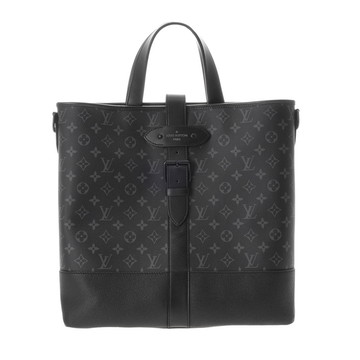ルイヴィトン モノグラムエクリプス ソミュール トート 2WAY ブラック M45914 モノグラムキャンバス メンズ バッグ 【bag】