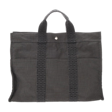 エルメス エールライン MM グレー キャンバス ユニセックス バッグ 【bag】