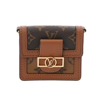ルイヴィトン モノグラムリバース マイクロドーフィーヌ ブラウン M80250 モノグラムキャンバス レディース バッグ 【bag】