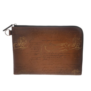 ベルルッティ ニノ GM ブラウン レザー メンズ バッグ 【bag】