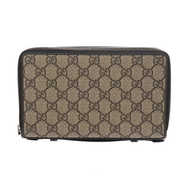 グッチ GGスプリーム ドキュメントケース ベージュ/シルバー金具 336298 GGスプリームキャンバス メンズ 【bag】