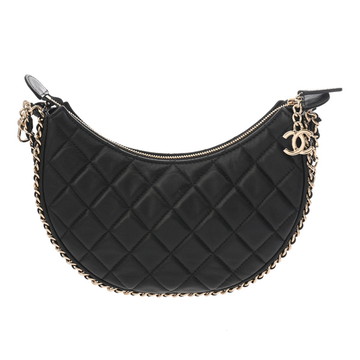 シャネル マトラッセ ミニ ホーボーバッグ ブラック AS3917 ラムスキン レディース バッグ 【bag】