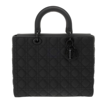 クリスチャンディオール レディディオール ラージ ブラック M0566SLOI_M989 ウルトラマットカーフ レディース バッグ 【bag】