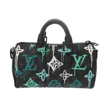 ルイヴィトン モノグラムエクリプス キーポル バンドリエール 25 LVグラフィティヴェール 黒 M21399 モノグラムキャンバス メンズ バッグ 【bag】