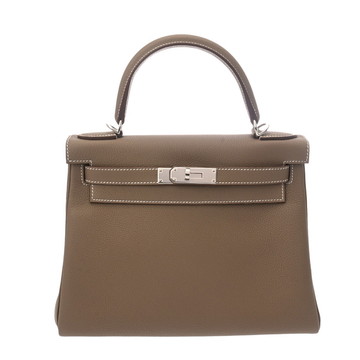 エルメス ケリー 28 内縫い 2WAY エトゥープ トゴ レディース バッグ 【bag】