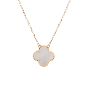 ヴァンクリーフ＆アーペル ヴィンテージ アルハンブラ マザーオブパール VCARA45900 K18イエローゴールド YG レディース ジュエリー 【jewelry】