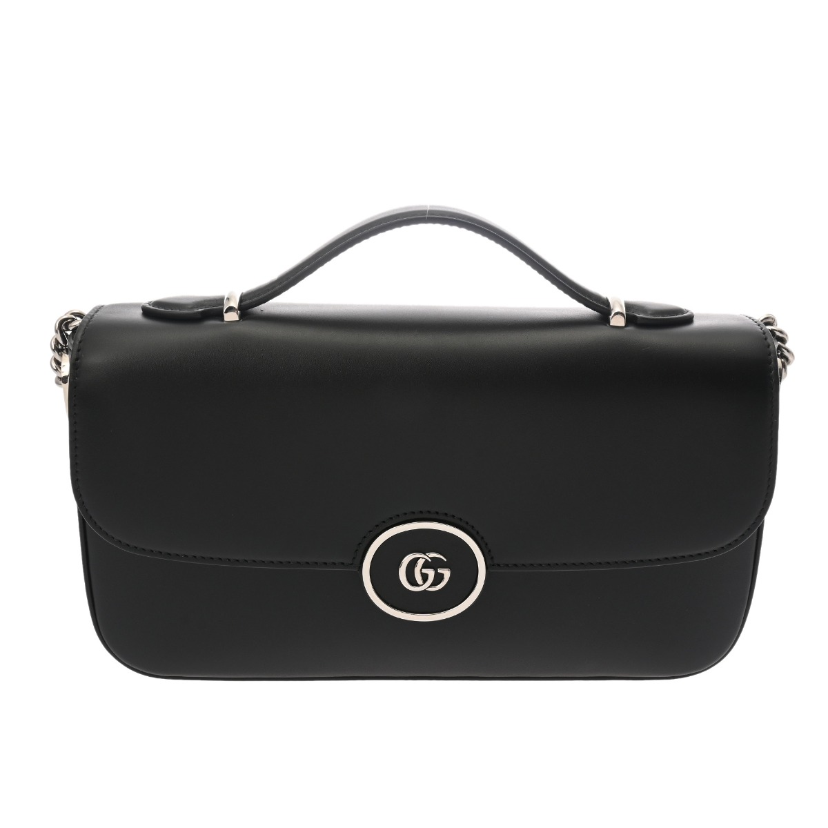 グッチ ショルダーバッグ ブラック 739721 レザー レディース バッグ 【bag】