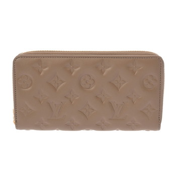 ルイヴィトン モノグラムアンプラント バイカラー ジッピーウォレット トープ M80481 ラムレザー レディース 財布 【purse】