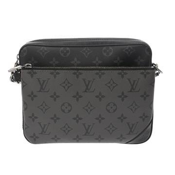 ルイヴィトン モノグラムエクリプス トリオメッセンジャー 黒/グレー M69443 モノグラムキャンバス メンズ バッグ 【bag】