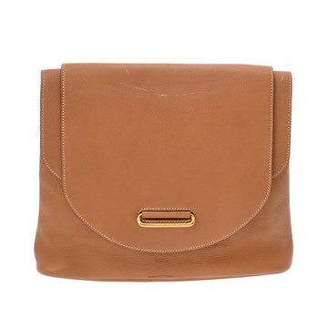 エルメス フラップバッグ ナチュラル ヴォーバレニア レディース バッグ 【bag】