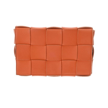 ボッテガヴェネタ カセットショルダー マキシイントレチャート オレンジ 180624 レザー ユニセックス バッグ 【bag】