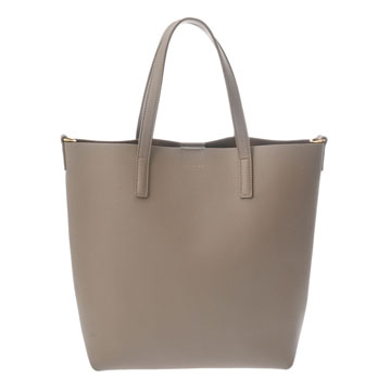 サンローラン ショッピングトイ トートバッグ グレー 600307 レザー レディース バッグ 【bag】