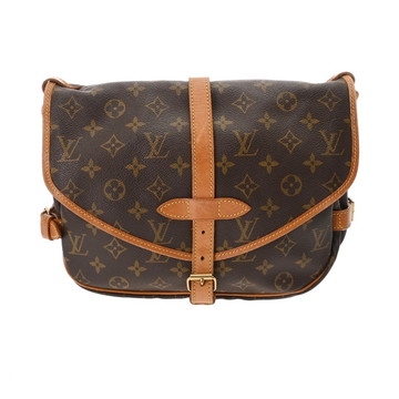 ルイヴィトン モノグラム ソミュール 30 ブラウン M42256 モノグラムキャンバス レディース バッグ 【bag】