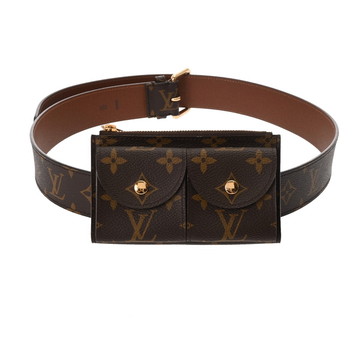 ルイヴィトン モノグラム サンチュール ポシェット デュオ コインケース ブラウン M9836 モノグラムキャンバス メンズ 【other】