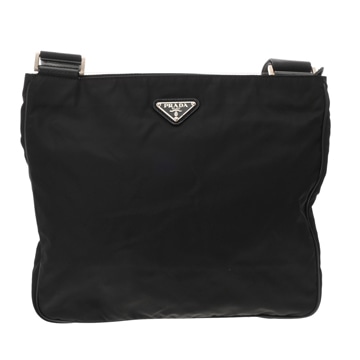 プラダ ロゴプレート ブラック ナイロン ユニセックス バッグ 【bag】
