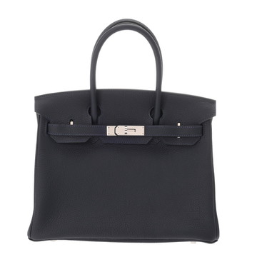 エルメス バーキン 30 ブルーニュイ トゴ レディース バッグ 【bag】