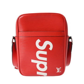 ルイヴィトン エピ ダヌーブ PM Supreme コラボ レッド/ホワイト M53417 レザー ユニセックス バッグ 【bag】
