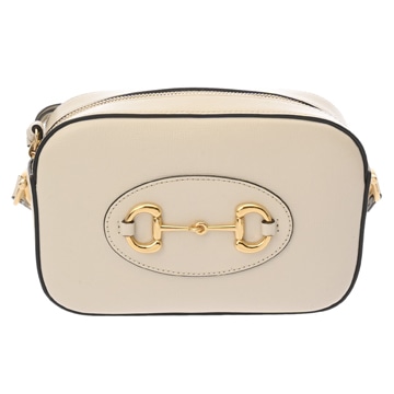 グッチ ホースビット1955 スモールカメラバッグ ホワイト 760196 レザー レディース バッグ 【bag】