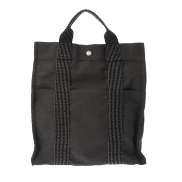 エルメス エールライン アド MM 旧型 グレー キャンバス レディース バッグ 【bag】