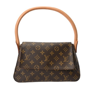 ルイヴィトン モノグラム ミニ ルーピング ブラウン M51147 モノグラムキャンバス レディース バッグ 【bag】