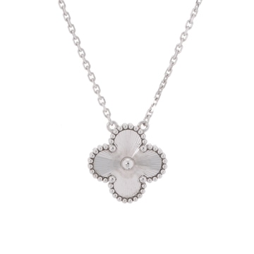 ヴァンクリーフ＆アーペル ヴィンテージ アルハンブラ ギョーシェ VCARP9XG00  K18ホワイトゴールド WG レディース ジュエリー 【jewelry】