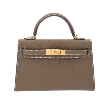エルメス ミニケリー2 2WAY エトゥープ ヴォーエプソン レディース バッグ 【bag】