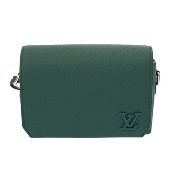 ルイヴィトン ウェアラブルウォレット ファストライン アエログラム グリーン M82367 レザー メンズ バッグ 【bag】