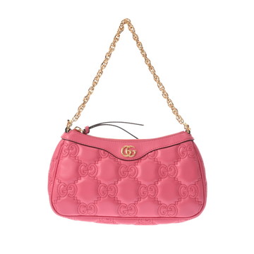 グッチ GGマトラッセ ショルダーバッグ ピンク 735049 レザー レディース バッグ 【bag】
