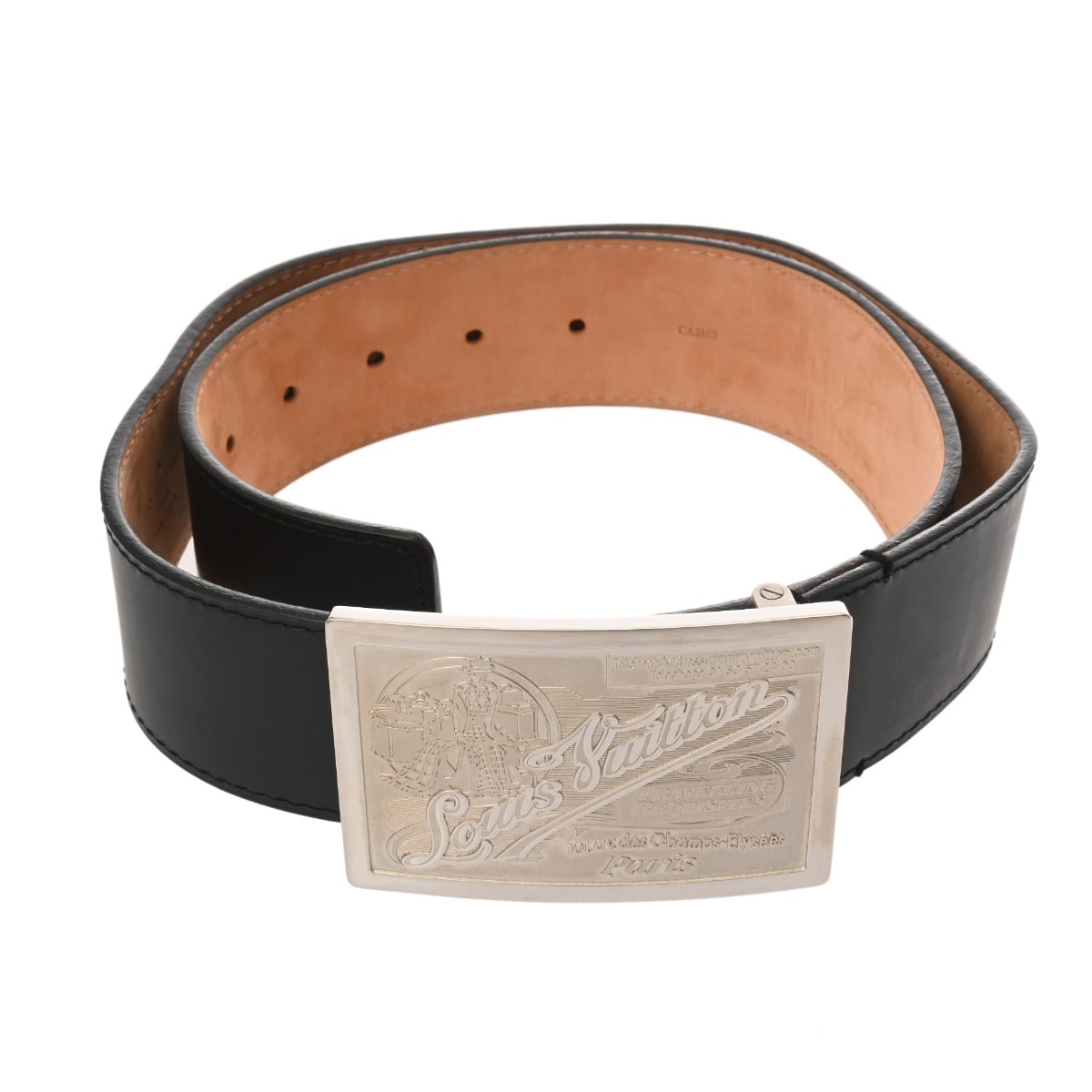 ルイヴィトン サンチュール ジーンズ 45mm サイズ85cm ノワール M6812V レザー メンズ 【other】