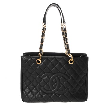 シャネル GST グランドショッピングトート ブラック A50995 キャビアスキン レディース バッグ 【bag】
