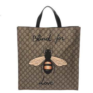 グッチ GGスプリーム 2WAY トートバッグ ビー ベージュ  450950 GGスプリームキャンバス/レザー レディース バッグ 【bag】