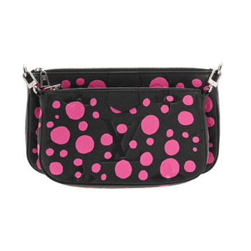 ルイヴィトン モノグラムアンプラント ミュルティ ポシェット ノワール/ピンク M46421 レザー レディース バッグ 【bag】