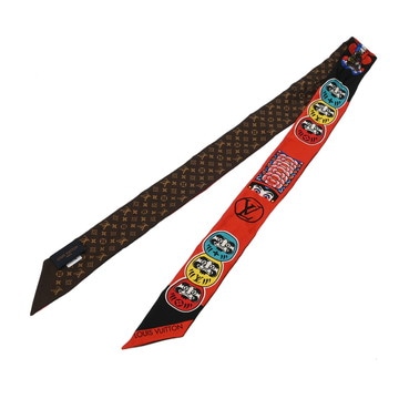 ルイヴィトン モノグラム バンドー BB カブキ ステッカー 山本寛斎コラボ レッド/ブラウン MP1942 シルク100％ レディース 【other】