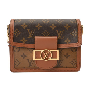 ルイヴィトン モノグラムリバース ドーフィーヌ MINI 新型 ブラウン M45959 モノグラムキャンバス レディース バッグ 【bag】