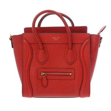 セリーヌ ラゲージ ナノ 2WAY ベージュ 189243 ドラムドカーフ レディース バッグ 【bag】