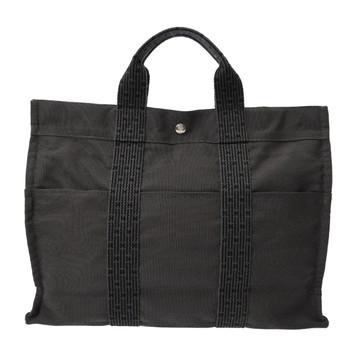 エルメス エールライン トート MM 旧型 グレー キャンバス ユニセックス バッグ 【bag】