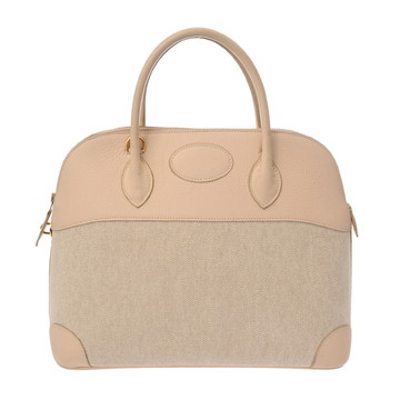 エルメス ボリード 37 エクリュ/ベージュ トワルアッシュ/トリヨンクレマンス レディース バッグ 【bag】