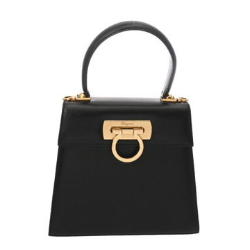 フェラガモ ガンチーニ  ケリー型 2WAY ブラック AQ-212193 レザー レディース バッグ 【bag】