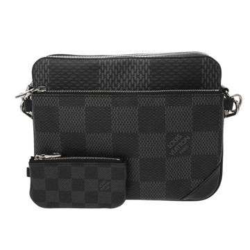 ルイヴィトン ダミエグラフィット トリオメッセンジャー ブラック N50017 ダミエキャンバス メンズ バッグ 【bag】
