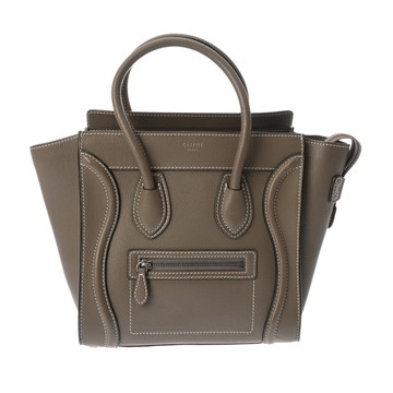 セリーヌ ラゲージ マイクロショッパー スリ 189793 ドラムドカーフスキン レディース バッグ 【bag】